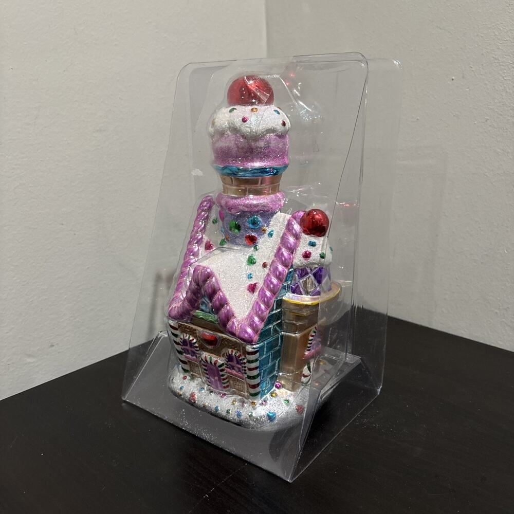 Christopher Radko SUGAR SHACK Candy Dish or Cookie Jar